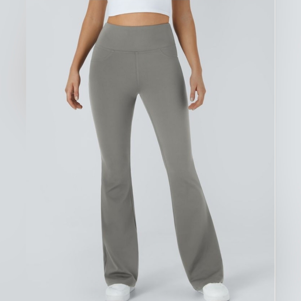 Women's Grey Flared Pants